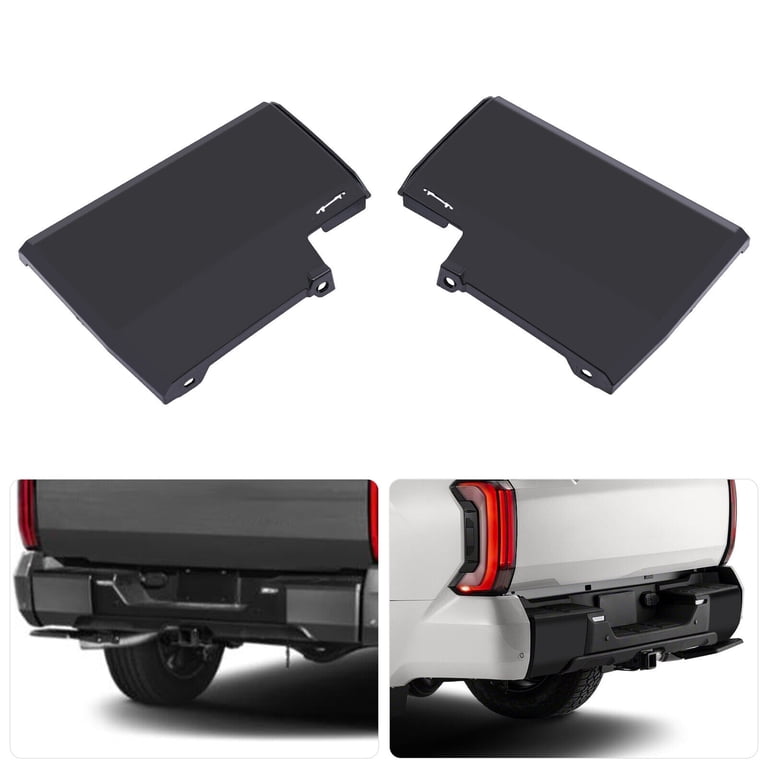 Black Rear Bumper Left&Right Caps Cover 52181-0C050 for 2022-2023