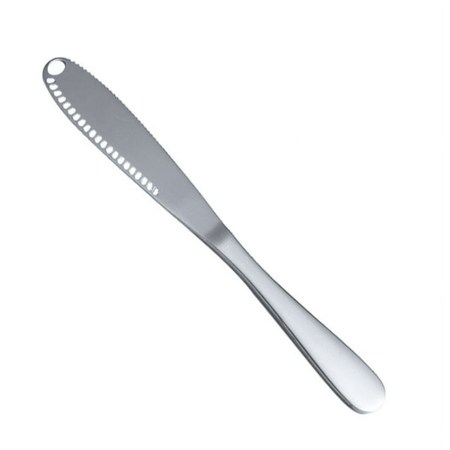 Butter Knife Spreader Stainless Steel – Butter Spreader Knife, Kitchen Gadgets and Tools, Easy Spread Butter Knife for Cold Butter, Butter Knife with Holes