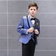 thumbnail image 2 of Conjunto de vestido Formal para niños, traje de flores de Color degradado, traje de boda de pasarela, Blazer, chaleco, pantalones, atuendo de 3 piezas, 2 of 5
