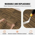 thumbnail image 6 of Carpet Tiles Reusable, 20"x 20"Carpet Squares With Padding Attached, Soft Padded Carpet Tiles, Easy Install DIY for Bedroom Living Room (12Tiles, Mixed Brown), 6 of 11