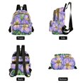 thumbnail image 2 of JIALIOU Mini Backpack Purse for Women Quilted Casual Daypack Small Travel Shoulder Bag, Pencil Drawing Flower, 2 of 7