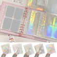 thumbnail image 2 of Mosey 10 Sheets Loose Leaf A5 Transparent Waterproof Photocard Binder Sleeves Idol Photo Card Holder Photocards Album Storage Bag Loose Leaf Photo Sleeves, 2 of 8