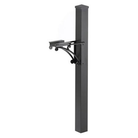 UPC 719455159910 product image for Superior Post w Cap Finial and Brackets (Black) | upcitemdb.com