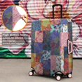 thumbnail image 4 of Colorful Pioneer Flower Patchwork Luggage Cover Fashion Suitcase Cover Baggage Covers Fit 25-28 Inch Luggage (Go Travel), 4 of 5