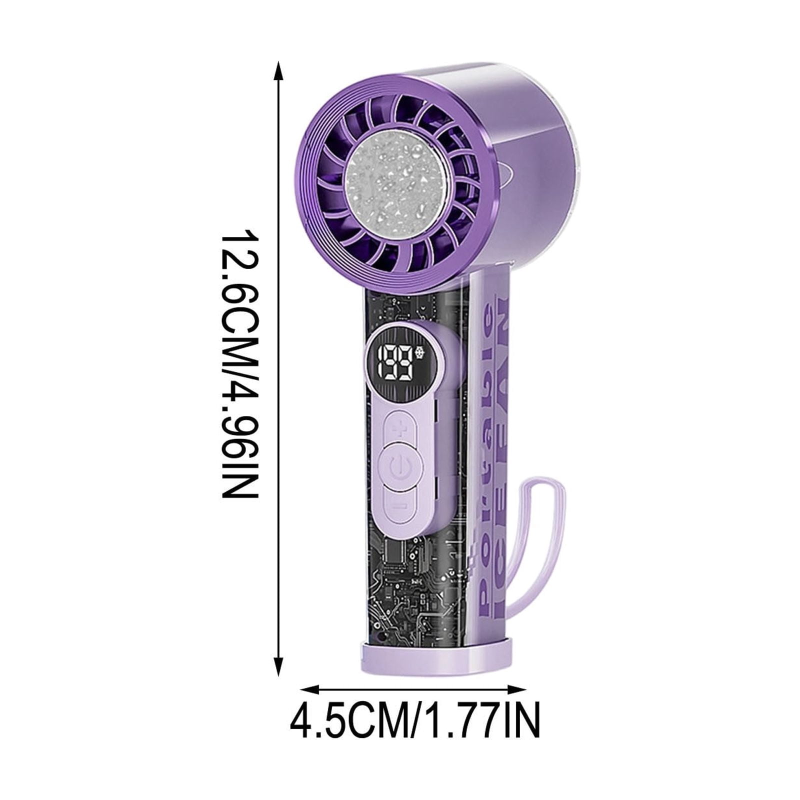 Desktop Air Cooler Fan With Spray Mist Cooling System 6 Speed Digital Display Oscillating Fan Ice Cooling Large Water Tank Strong Wind Rapid Cooling Relief, For Home Office Bedroom Summer Use