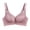Purple, variant on JGTDBPO Front Closure Bras For Women Plus Size Comfortable Full Coverage Bras Front Snap Bras Post Surgery Vest Breathable Gathering Front Opening Buckle Bra Wireless Minimizer Bra Everyday Bra