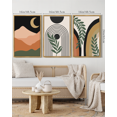 thumbnail image 5 of SHENIFY Mid Century Modern Boho Wall Art Prints, Framed Minimalist Sage Decor, 16x24in (Set of 3), 5 of 7