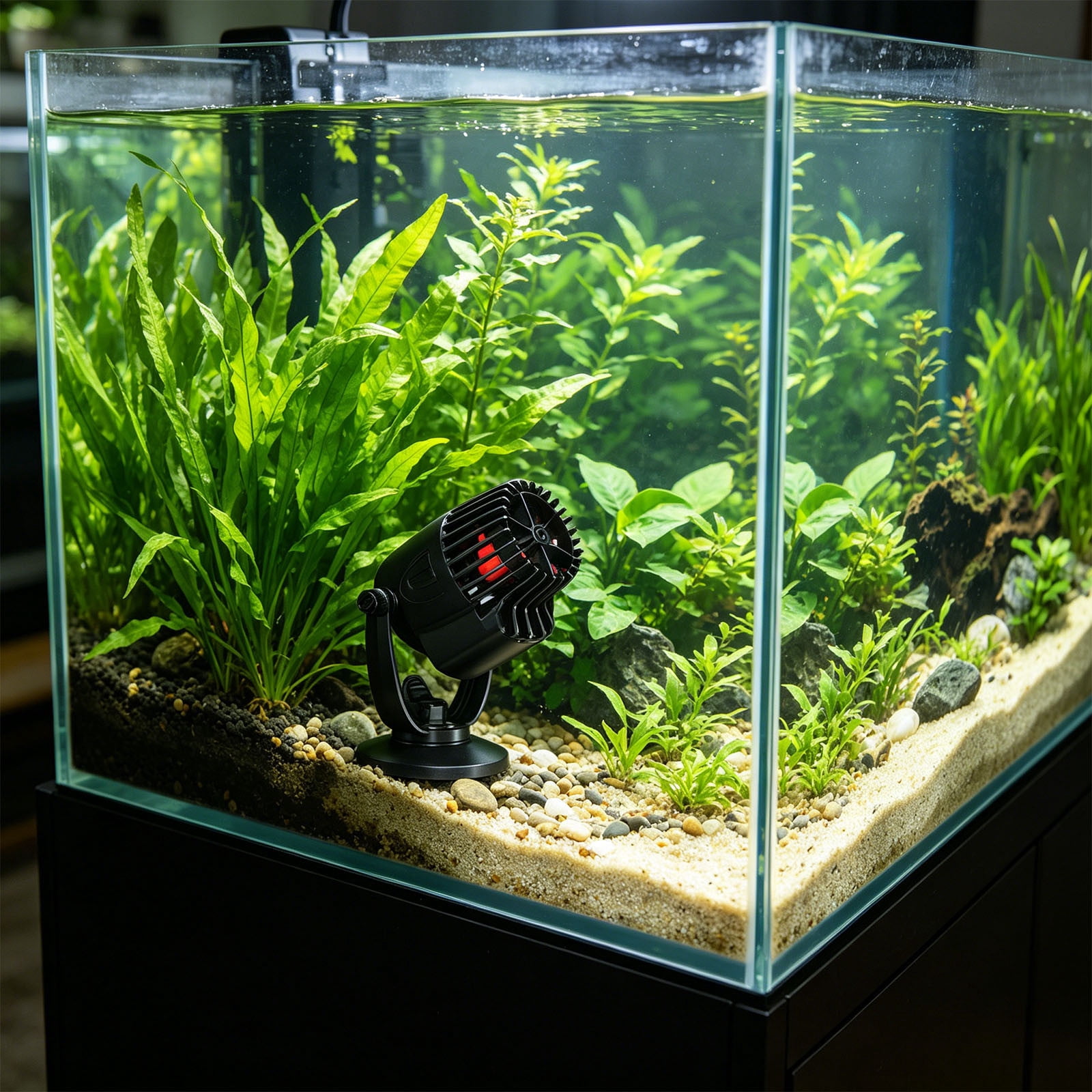 Aquarium Wave Maker Pump for Fish Tank Submersible Circulation Power Head Wavemaking Water Pump Creates Realistic Water Mobile for Fish Tank Low Noise