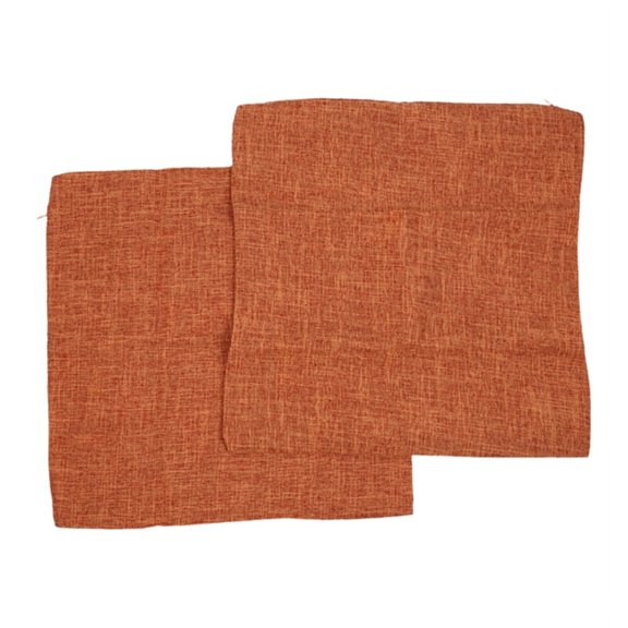 Burnt Orange Pillow Covers 18X18 Inch Set of 2 Modern Farmhouse Rustic Decorative Throw Pillow Cover Square Cushion Case
