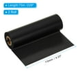 thumbnail image 2 of Uxcell 4.33"x229' (110mmx70m) Wax Thermal Transfer Ribbon, 2 Roll 1/2" Core Ink Out Barcode Ribbon with Core, Black, 2 of 6