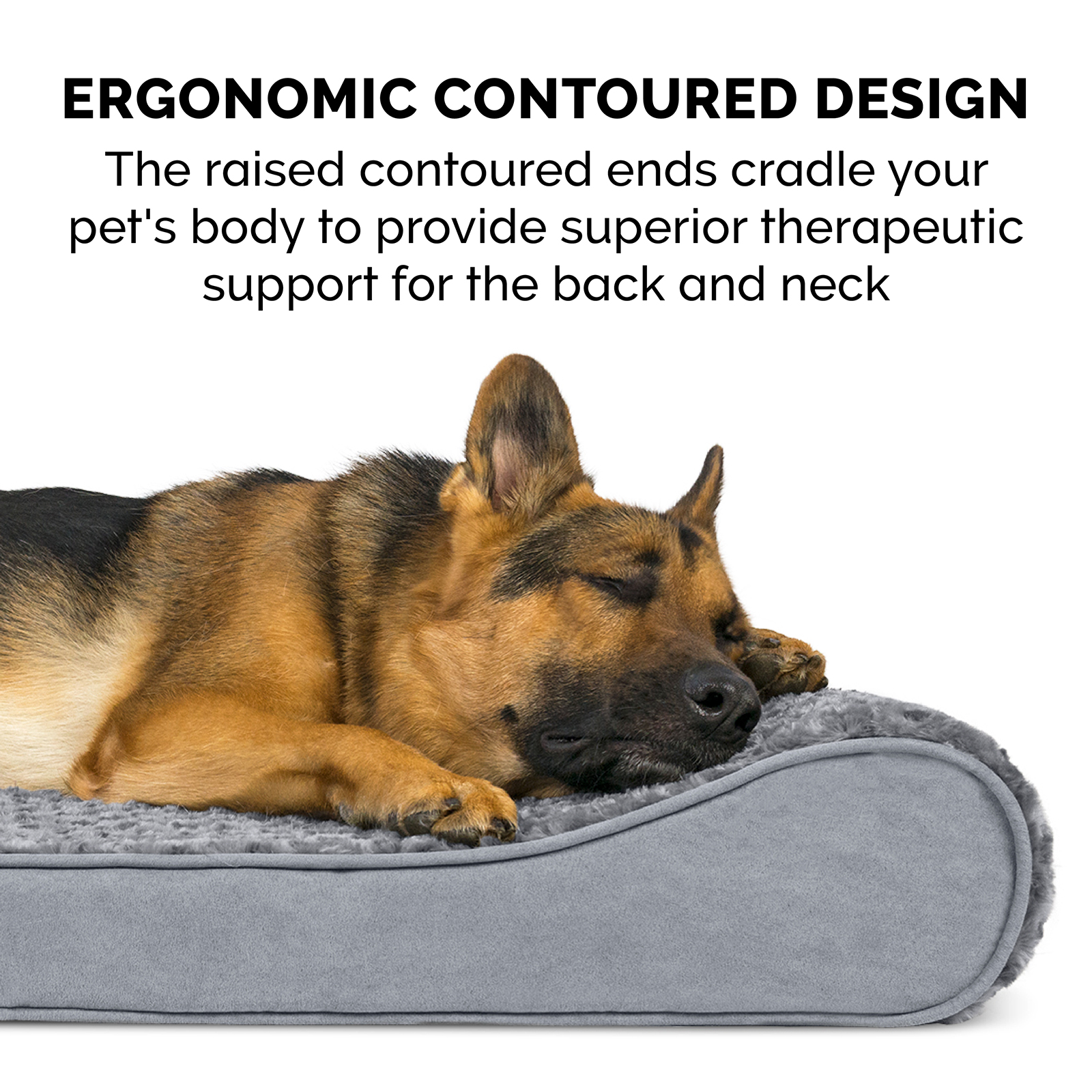 特別価格FurHaven Pet Dog Bed Orthopedic Microvelvet Luxe Lounger Pet Bed For  Dogs好評販売中 その他猫用品
