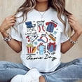 thumbnail image 2 of Game Day Baseball T-Shirt, Retro White and Natural Stadium Tee for Sports Fans, 2 of 8