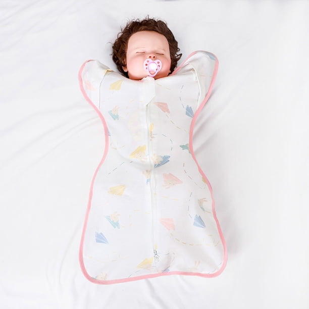 Saco de dormir para recién nacidos, fino, antisobresaltos, para primavera y otoño, antipatadas