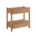 thumbnail image 5 of Bower Home Natural Wood 2 Drawer Nightstand, 5 of 8