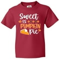 thumbnail image 3 of Inktastic Thanksgiving Sweet As Pumpkin Pie Youth T-Shirt, 3 of 5