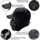 thumbnail image 2 of Winter Hats For Men Warm Thermal Fur Hats Insulated With Windproof Snowproof Hats For Ski Hunting Cycling Winter Sports Trooper Hat(black)-Good qual, 2 of 5
