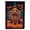 Akita, variant on Italian Greyhound Witchy Halloween House Flag