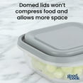 thumbnail image 3 of GoodCook 4 Pack Medium Square Food Storage Containers, Made Without BPA and Dishwasher Safe, 2.9 Cups Each, Best Used for Leftover Storage and Reheating, 3 of 13
