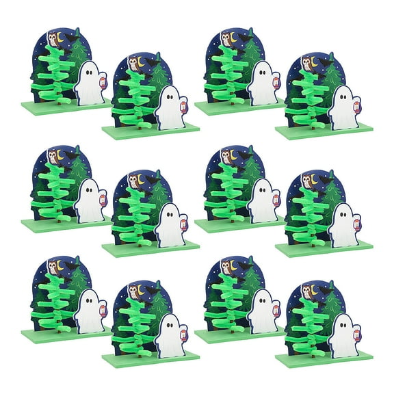 5 1/4" x 4 3/4" 3D Ghost in Forest Chenille Stem Craft Kit - Makes 12