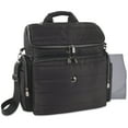 thumbnail image 5 of Fisher-Price Crossbody Tote and Diaper Bag Backpack - Changing Pad, Insulated Pocket - Black, 5 of 9