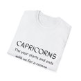 thumbnail image 4 of Funny Definition Capricorn Sarcastic Dad Women Men Astrology Novelty Capricorn Wife Mom Dad Father Astrology Unisex Softstyle T-Shirt, 4 of 4