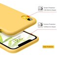 thumbnail image 4 of iPhone XR Case Liquid Silicone, AmPm Soft Gel Rubber Slim Lightweight Microfiber Lining Cushion Texture Cover Shockproof Protective Anti-Scratch Phone Cases for iPhone XR 6.1-inch, Black, 4 of 8