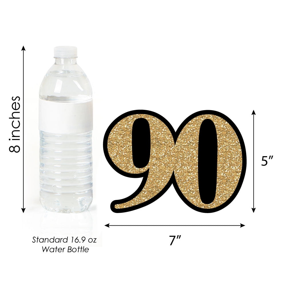 Gold Adult 30th Birthday Set of 20 Decorations DIY Party Essentials