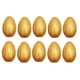 thumbnail image 1 of EeaseMX 10 huevos dorados de yeso huecos para bodas, fiestas y eventos., 1 of 7