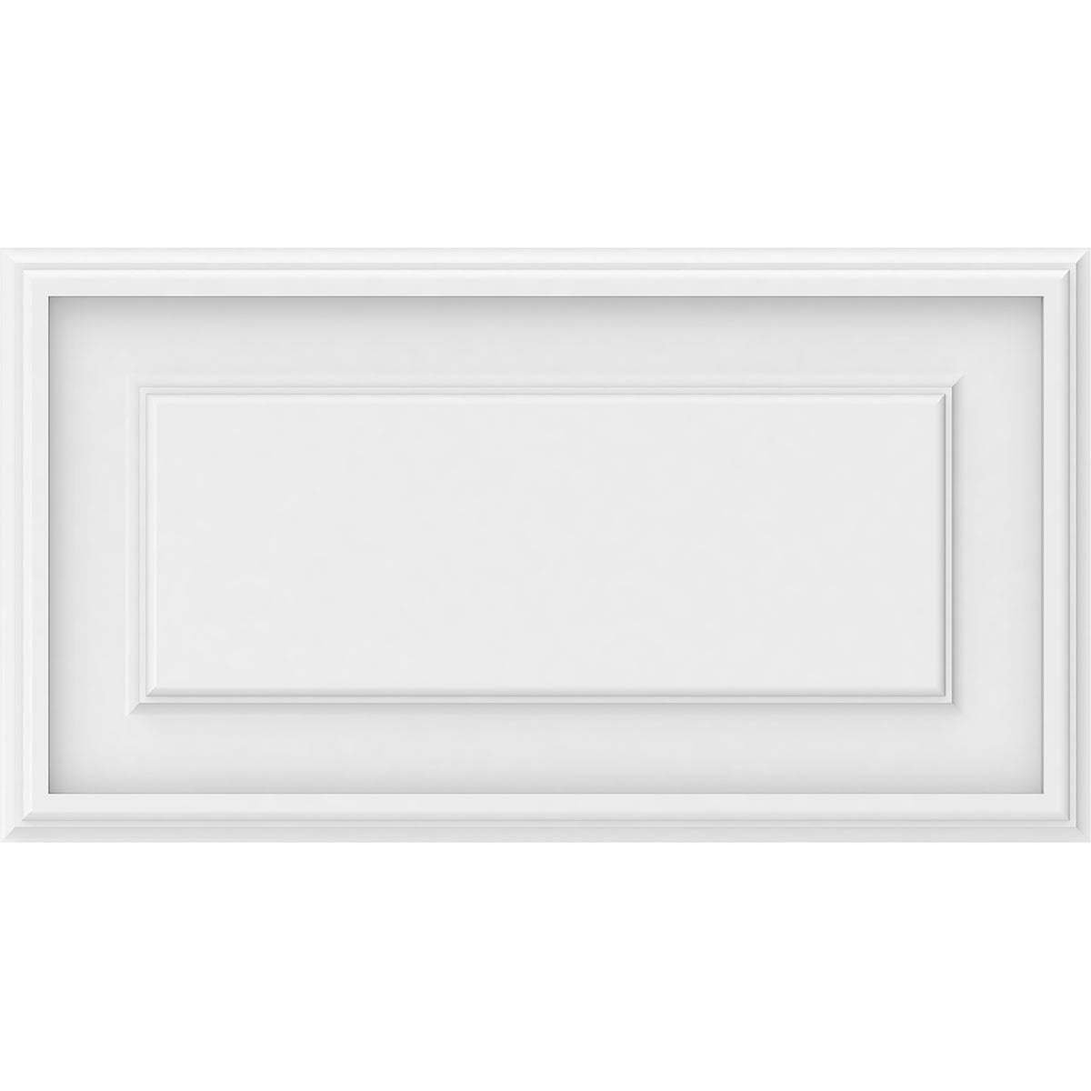 Ekena Millwork 22"W x 12"H x 5/8"P Legacy Raised Panel Decorative Wall Panel