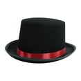 thumbnail image 3 of Disfraz de mago con sombrero de copa, disfraz de mayordomo, esmoquin formal para eventos teatrales. Altura 13cm C 58CM, 3 of 5