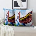thumbnail image 2 of LALILO Throw Pillow Covers Gold Coast Movie World Queensland Cushion Cover 18" x 18", 2 Pack, 2 of 6