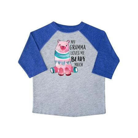 

Inktastic My Gramma Loves Me Beary Much with Cute Bear Gift Toddler Boy or Toddler Girl T-Shirt