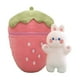 thumbnail image 4 of Juguetes de piscina, juguetes para bebés, juguetes para niños pequeños. Conejito de Pascua de peluche, lindo y transformable en muñeco de frutas. Muñeco de peluche de fresa., 4 of 4