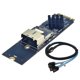 thumbnail image 3 of Tarjeta de expansión M.2 NVMe a SFF 8087 SATA 3.0 de fácil instalación compatible con 2260 y 2280 con cable, 3 of 7