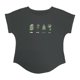 thumbnail image 1 of Camiseta para mujer Ropa Transpirable Patrón de plantas Cuello redondo Manga corta Top L Yuyangstore Camiseta para mujer, 1 of 8