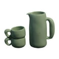 thumbnail image 1 of Juego de té de aleación en miniatura Macarena con Tetera y tazas 1:12 Verde, 1 of 8