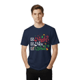 thumbnail image 4 of Gildan Men's Naughty Nice Graphic Tee for Christmas, Short Sleeve White Holiday T-Shirt, S Size, 4 of 5