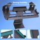 thumbnail image 4 of Soporte metálico de pared para consolas Nintendo Switch 2/OLED/NS: soporte resistente con 7 ranuras para cartuchos de juegos, 4 ganchos y 1 soporte para mandos, 4 of 7