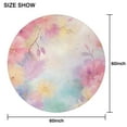 thumbnail image 6 of Colorful Floral Pattern Round Tablecloth 60"x60",Wrinkle Wipeable Table Cloth for Kitchen Dining Room Picnic Patio Party, 6 of 6