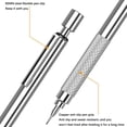 thumbnail image 3 of VONKY Mechanical Pencil Metal Writing Pens Sketch Pencils Low Center Of Gravity Student Stationery School Industry Supplies Metal Pink 0.7, 3 of 8