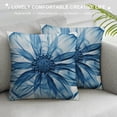 thumbnail image 3 of FUMJ Decorative Throw Pillow Covers, Blue Sunflower Square Pillow Cases Couch Home Decor Cushion Covers for Bedroom, Living Room, 3 of 5