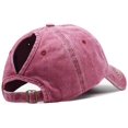thumbnail image 4 of Women Ponytail Baseball Cap USA Flag Cotton Sports Hat, 4 of 5