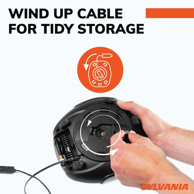 Sylvania Rapid Portable Tire Inflator Walmart