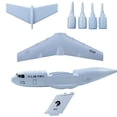thumbnail image 3 of Radio Control RC Avión, DIY Airplane Glider Body Foam, Control remoto de bricolaje Partes de avión, Control remoto RC Accesorio de avión, RC Hobby Avión de ala fija, Kit de aviones de, 3 of 8