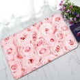 thumbnail image 1 of YUSDECOR Pink Fresh Roses Home Decor Floor Mat Area Rug Doormat Size 18x30 Inches, 1 of 1