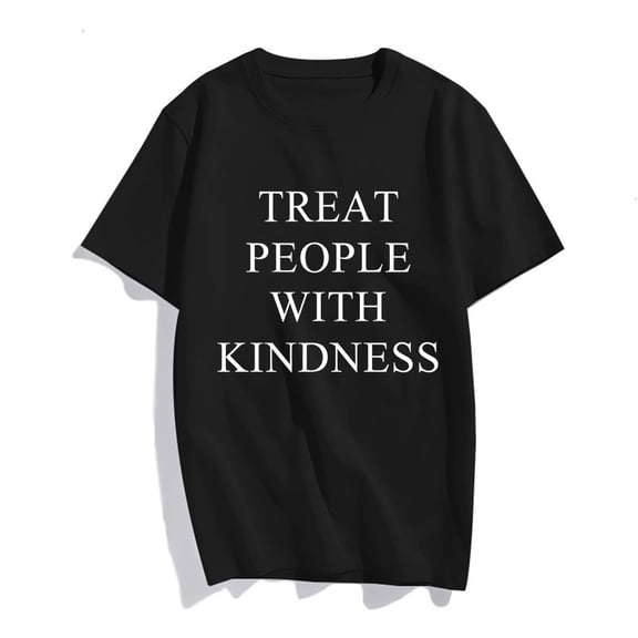 Women Cute T Shirt Junior Tops Teen Girls TREAT PEOPLE WITH KINDNESS Graphic Tees