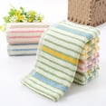 thumbnail image 4 of SHISUYAN 4pcs/set Colorful Striped Cotton Hand Towels Absorbent Face Towels Quick Dry Washcloth for Household(Random Style), 4 of 8