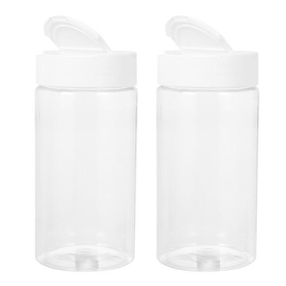UPOUART 2Pcs Fish Food Containers Plastic White for Home Aquarium Use