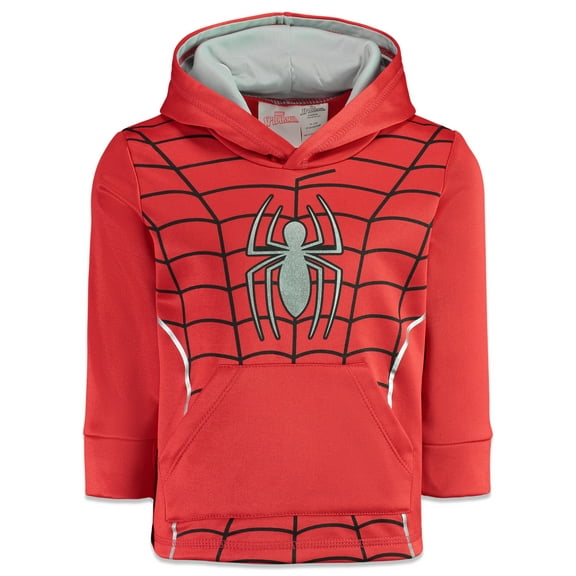 Marvel Spider-Man Toddler Boys Fleece Athletic Hoodie Toddler to Big Kid