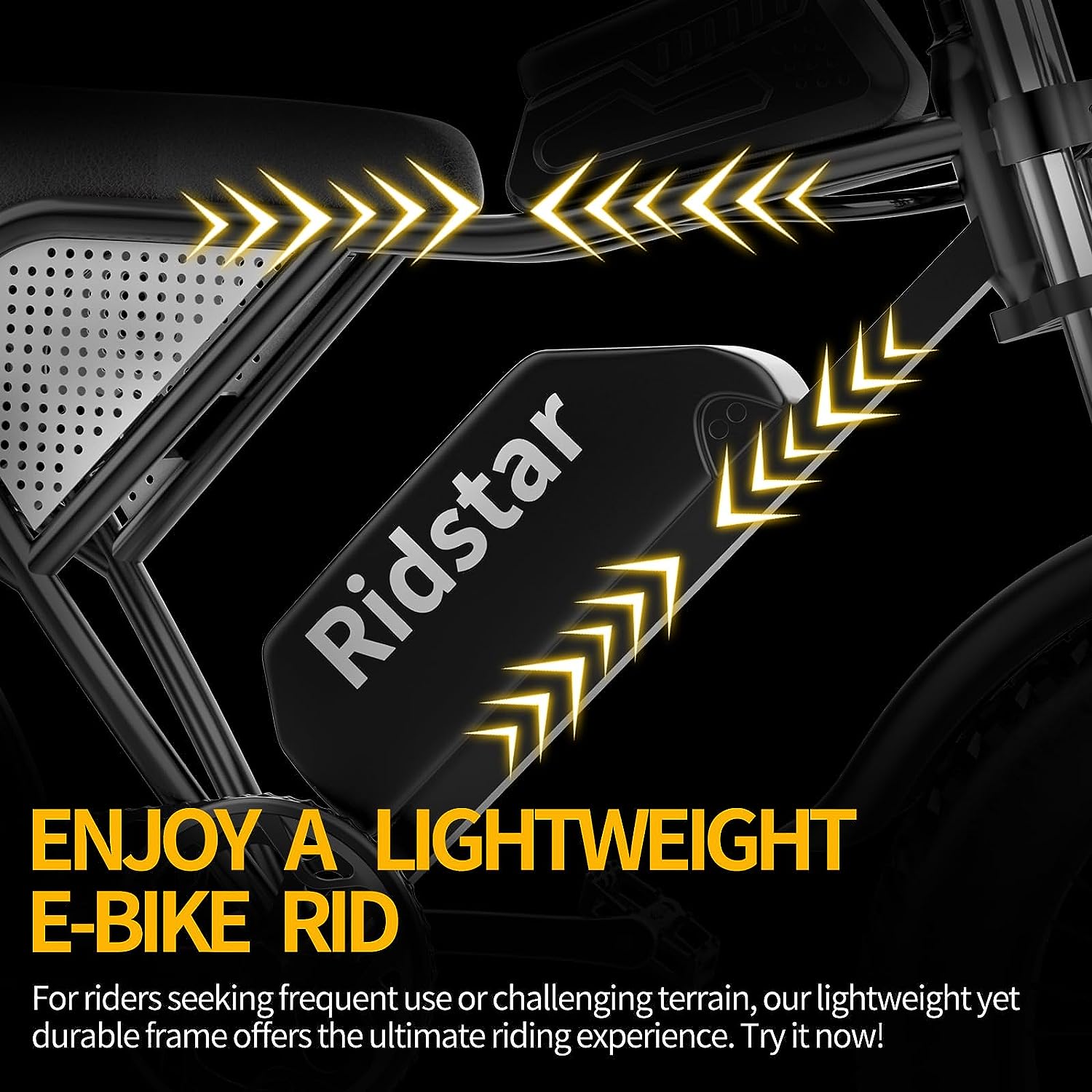 Ridstar Electric Bike for Adults ,1500W 48V/20Ah Up to 33MPH/50Miles,20" Fat Tire Mountain Bike UL2849
